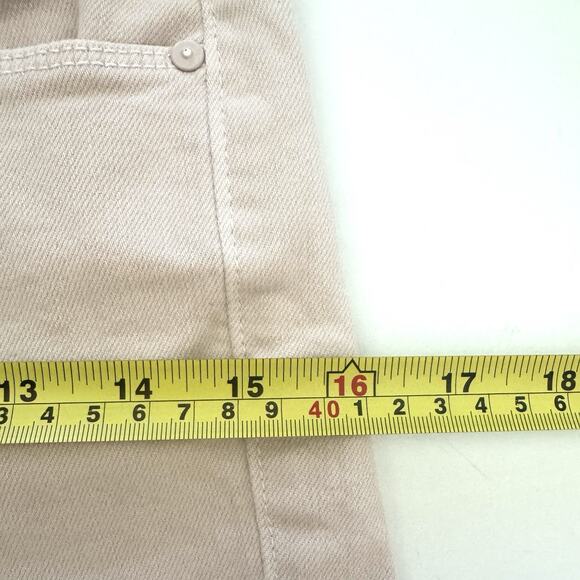 Mother Jeans Women’s The Dazzler Hover in Date Night Pale Peach Straight - Picture 8 of 12